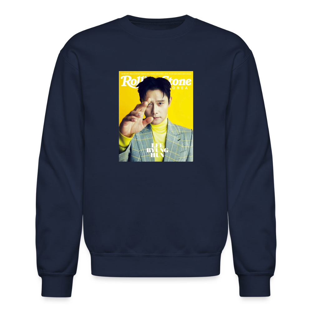 Lee Byung-hun - 남녀공용 스웨트셔츠 - Unisex Sweatshirt - navy