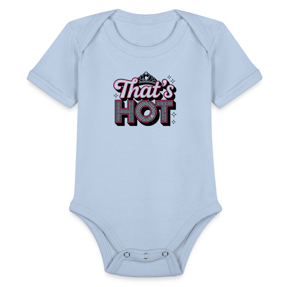 Organic Baby Onesie "Paris Hilton" Edition - sky