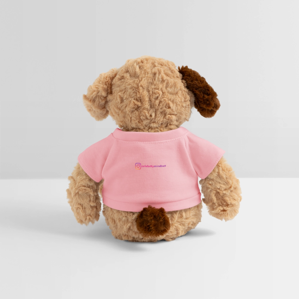 Valentines "That's Hot" Stuffed Animal - petal pink
