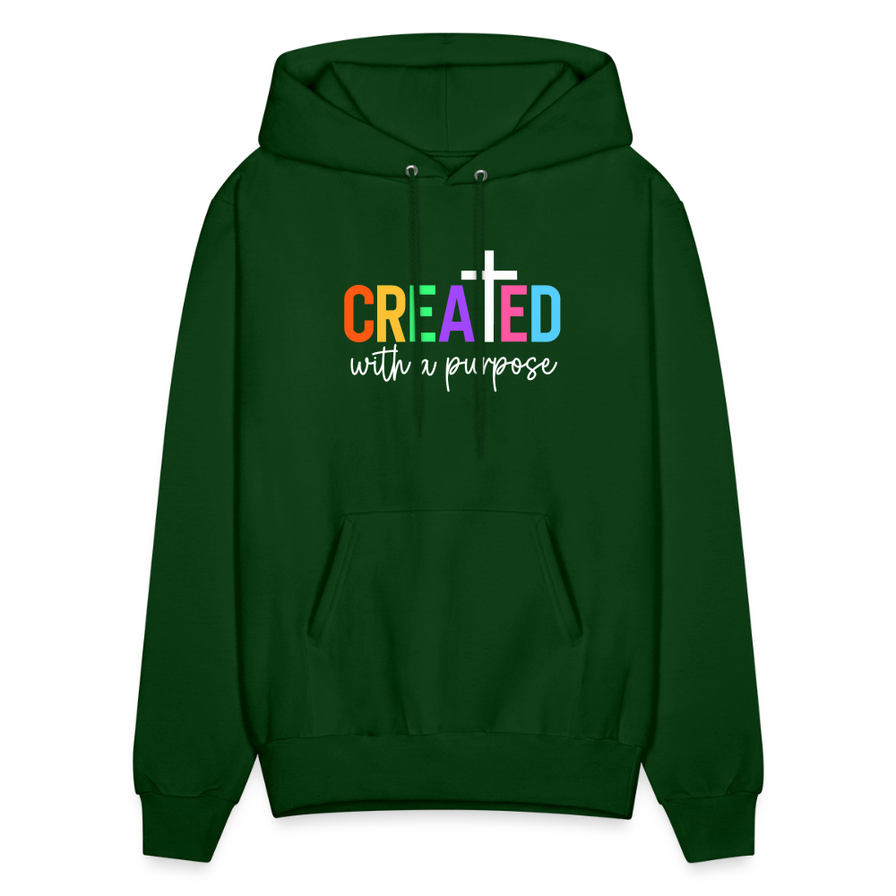Created With a Purpose Hoodie - forest green