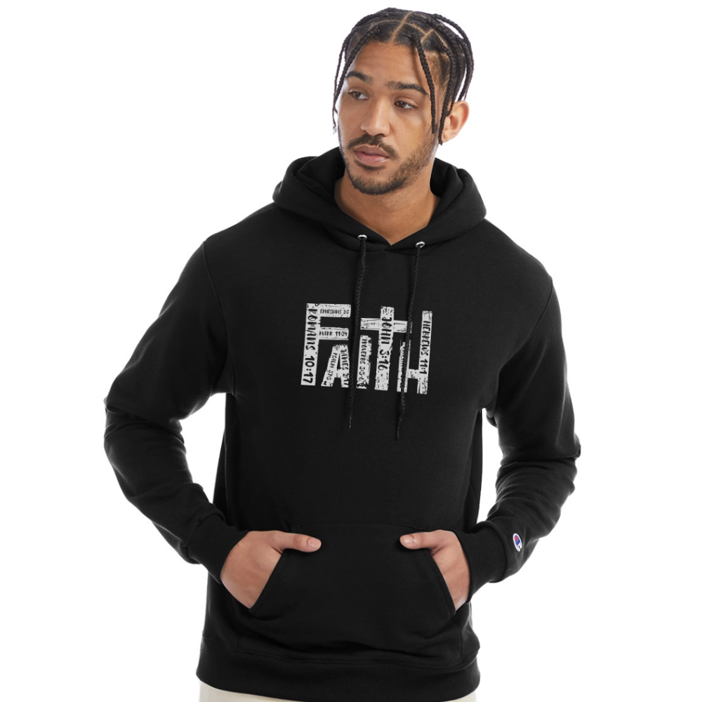People of Faith Organic Hoodie - black