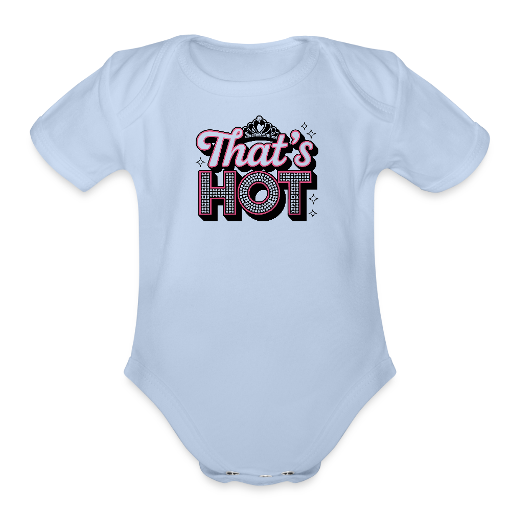 Organic Baby Onesie "Paris Hilton" Edition - sky