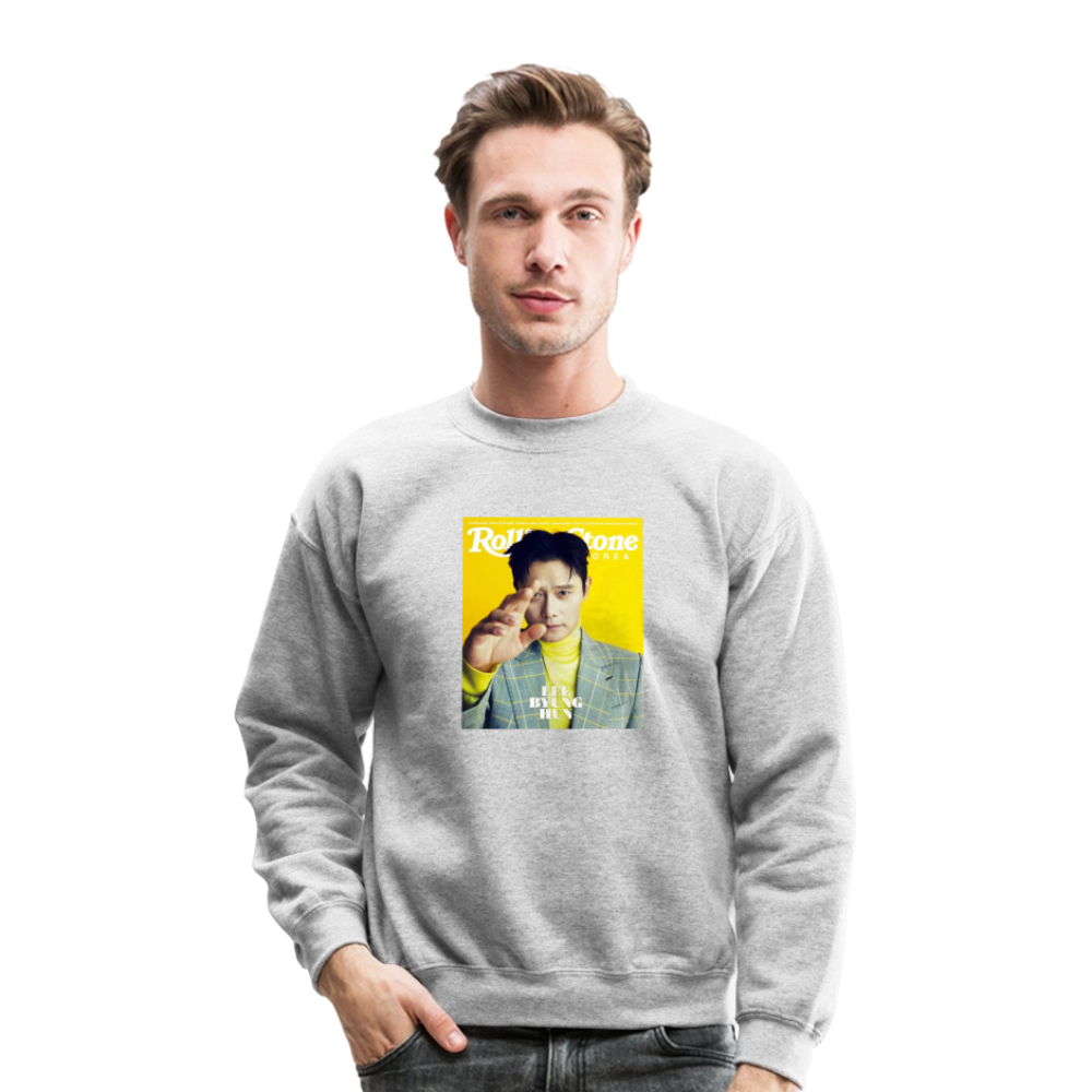 Lee Byung-hun - 남녀공용 스웨트셔츠 - Unisex Sweatshirt - heather gray