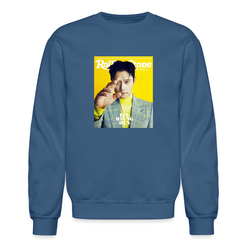 Lee Byung-hun - 남녀공용 스웨트셔츠 - Unisex Sweatshirt - indigo blue