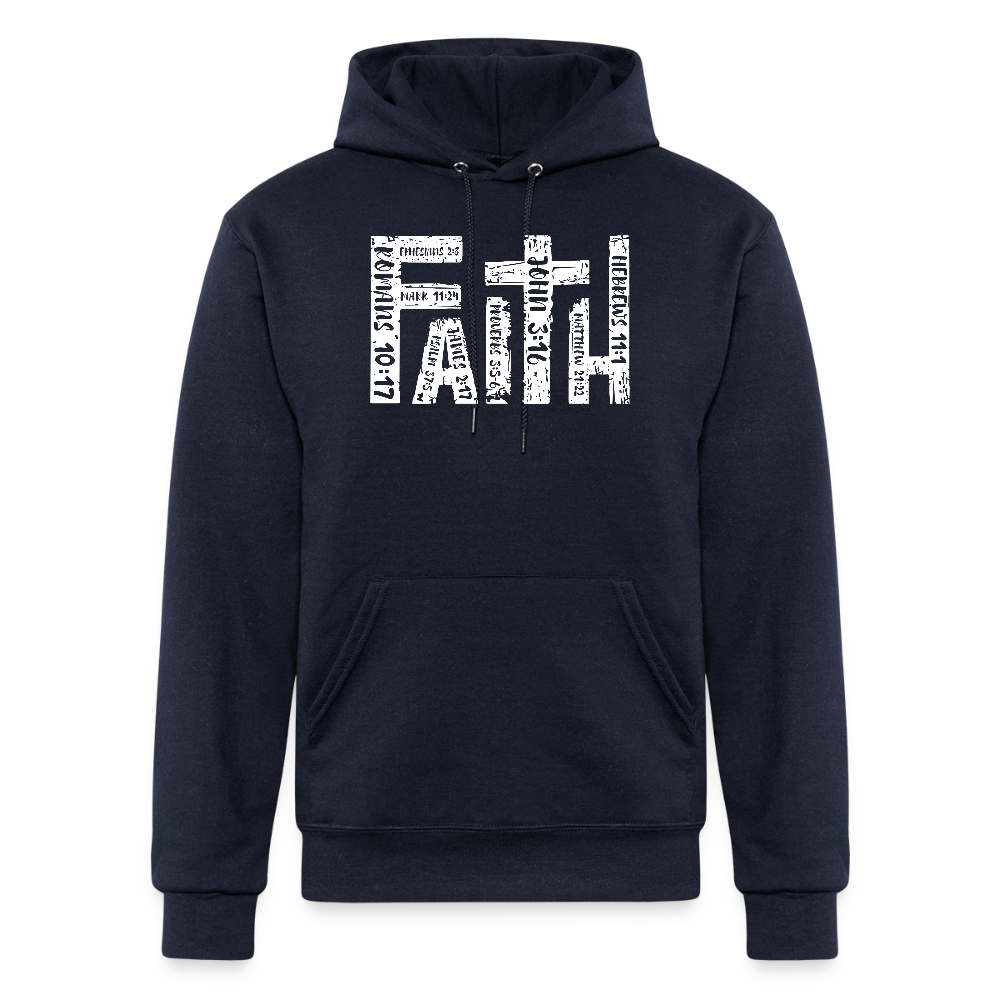 People of Faith Organic Hoodie - navy