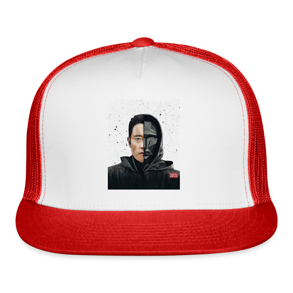 Trucker Hat Lee Byung-hun - white/red
