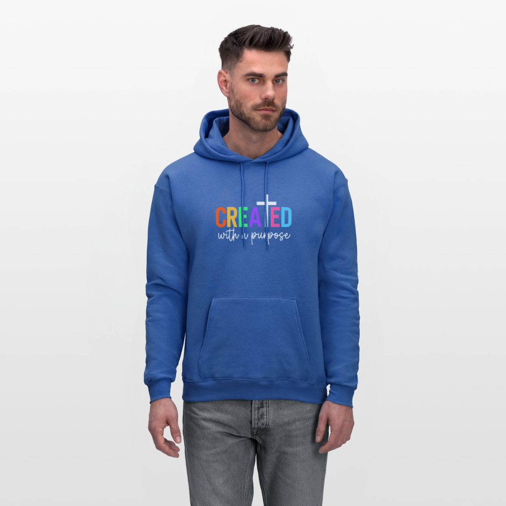 Created With a Purpose Hoodie - royal blue