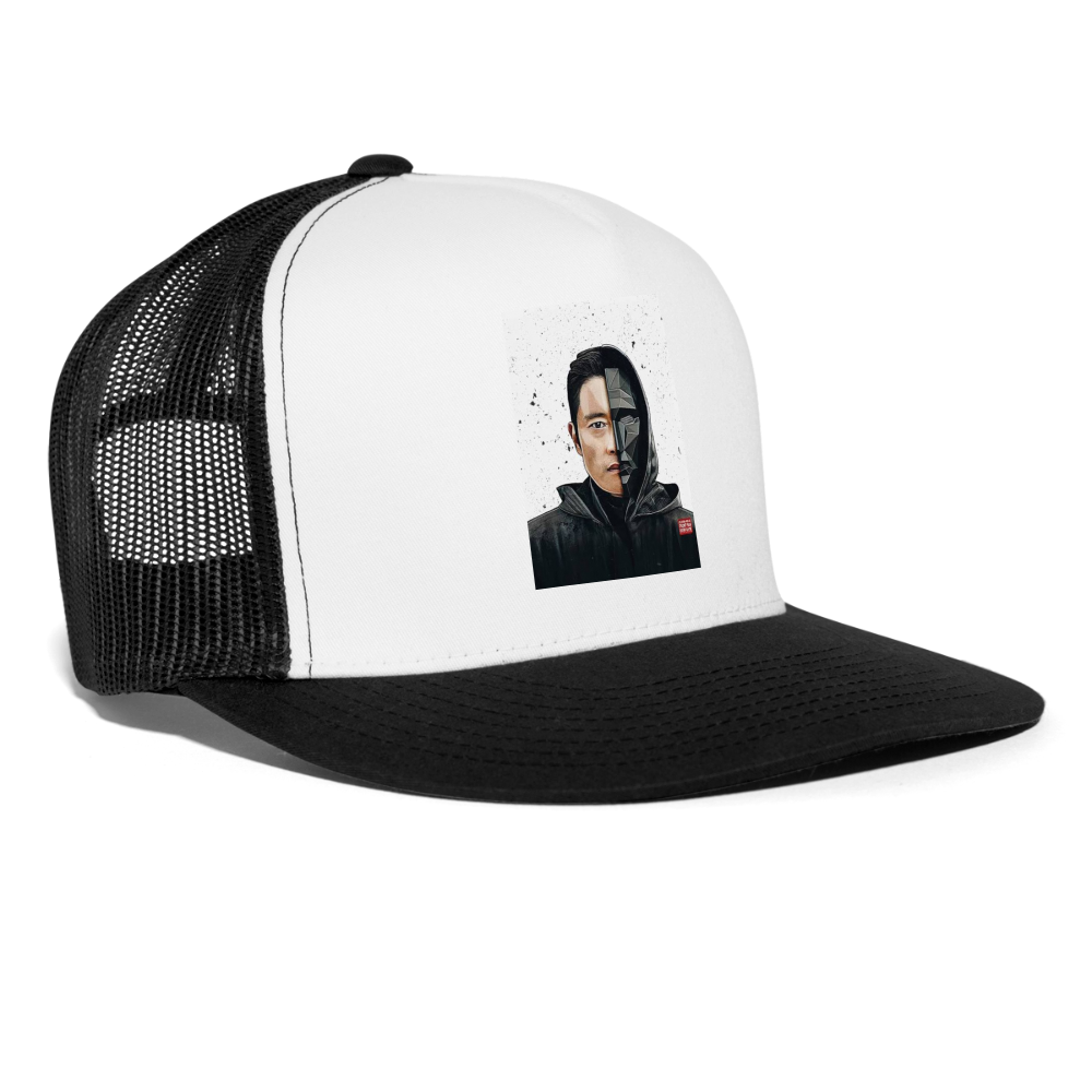 Trucker Hat Lee Byung-hun - white/black