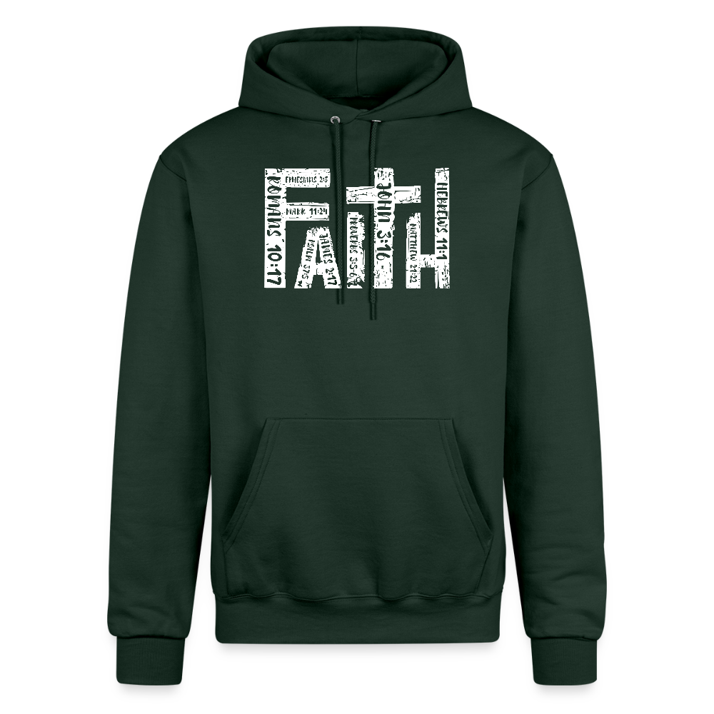People of Faith Organic Hoodie - Dark Green