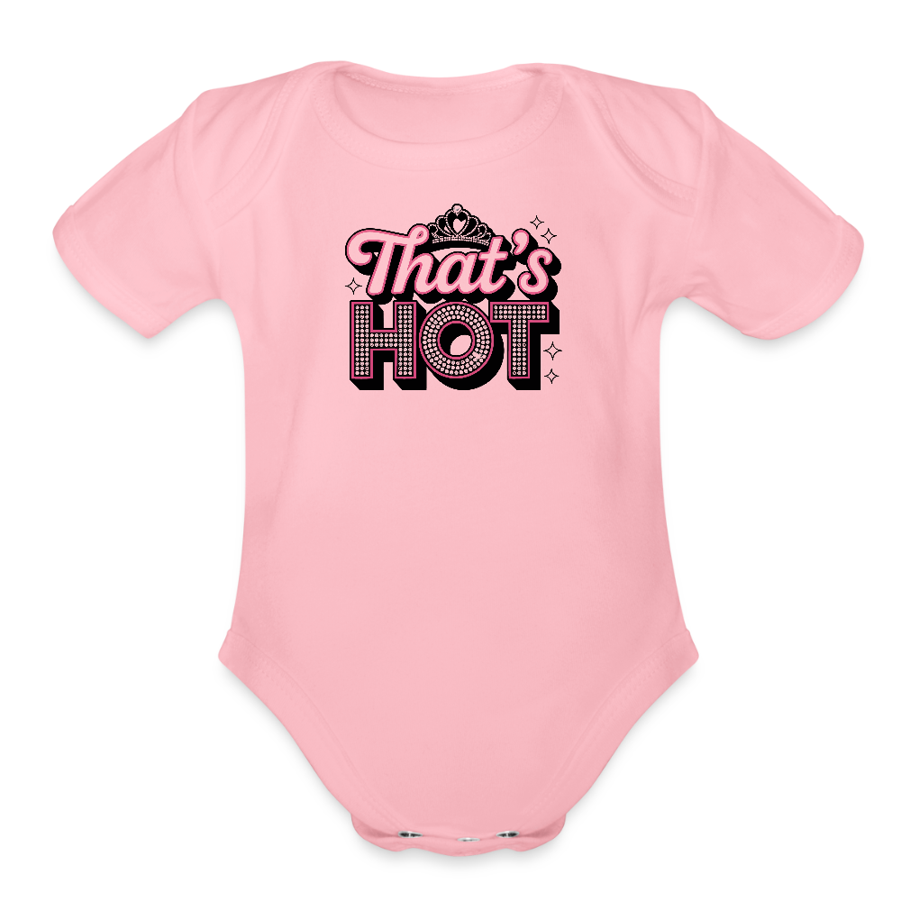Organic Baby Onesie "Paris Hilton" Edition - light pink