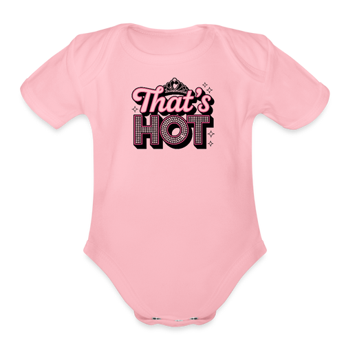 Organic Baby Onesie "Paris Hilton" Edition - light pink