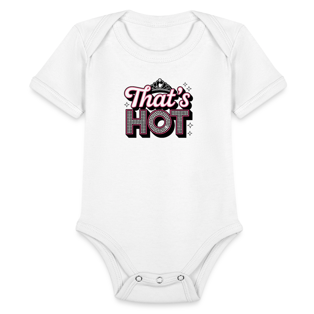 Organic Baby Onesie "Paris Hilton" Edition - white
