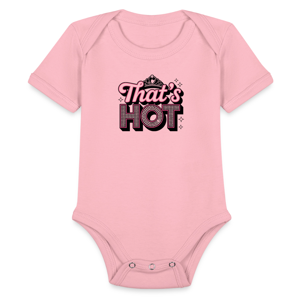 Organic Baby Onesie "Paris Hilton" Edition - light pink