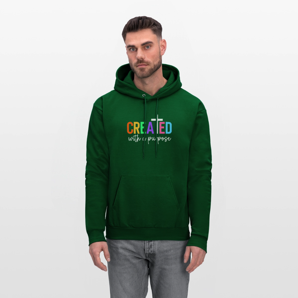 Created With a Purpose Hoodie - forest green