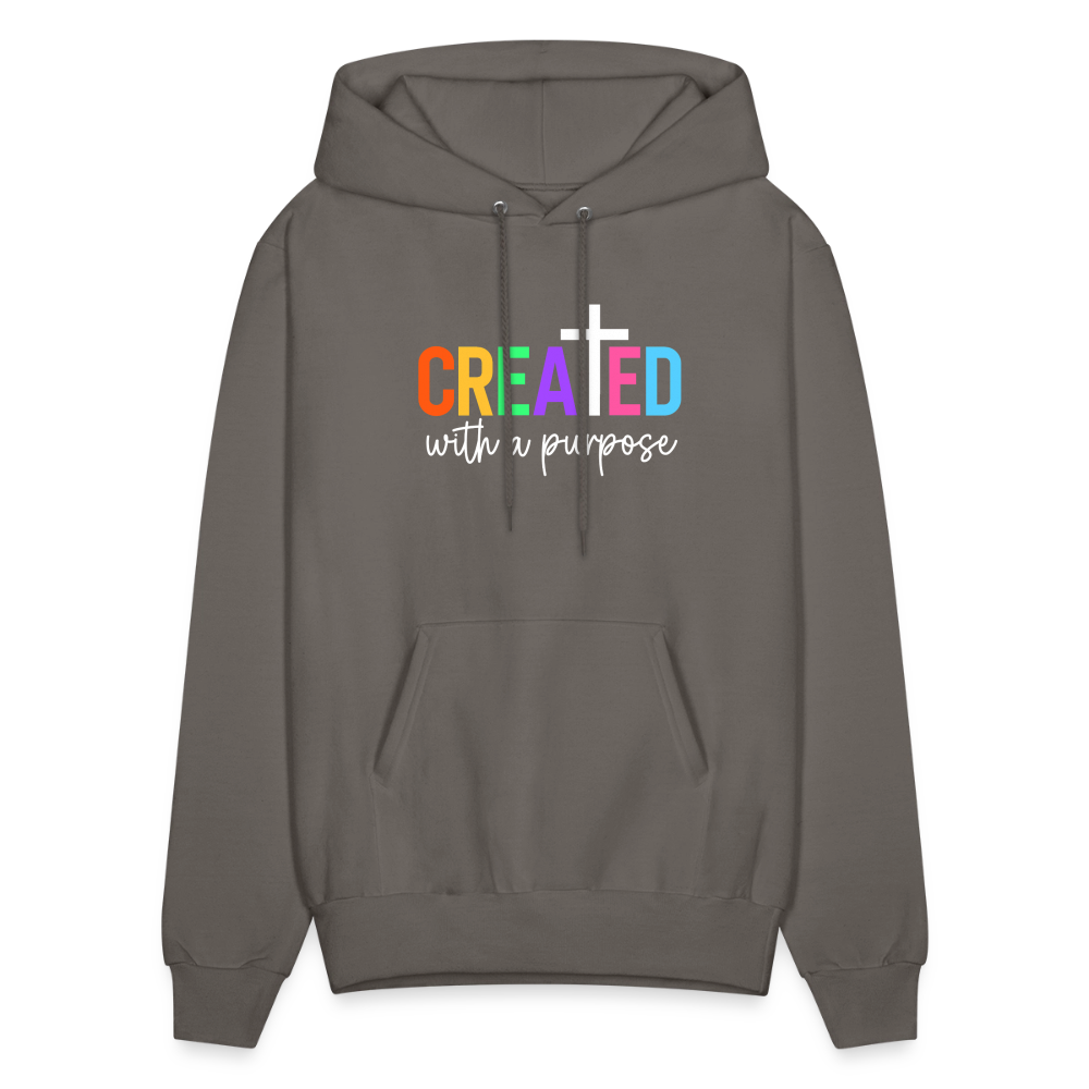 Created With a Purpose Hoodie - asphalt gray