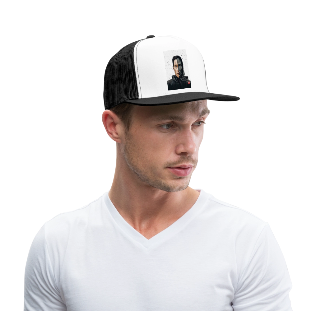 Trucker Hat Lee Byung-hun - white/black