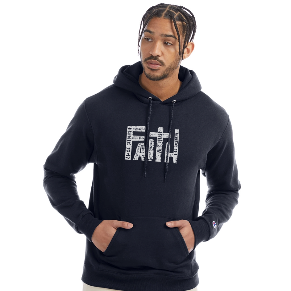 People of Faith Organic Hoodie - navy